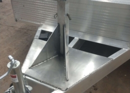 metal trailer welding project