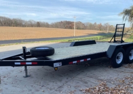 custom welded axle trailer
