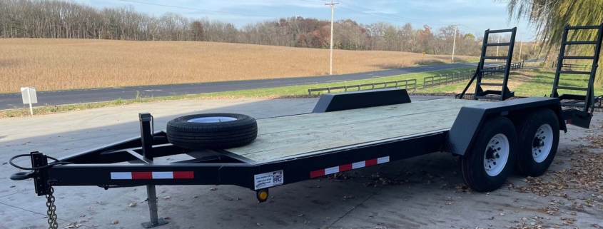 custom welded axle trailer