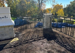 custom welded fence for Hummel Construction