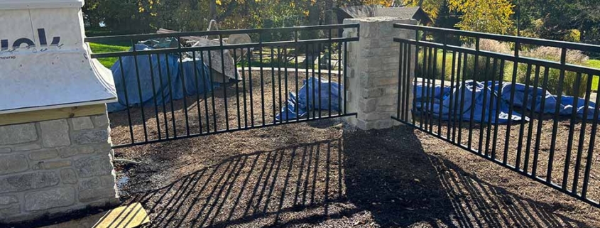 custom welded fence for Hummel Construction