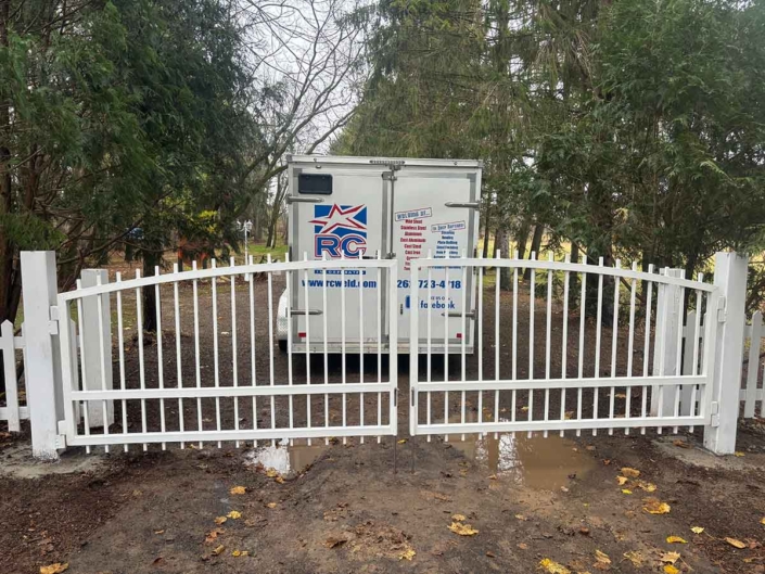 metal gate project for driveway in jefferson