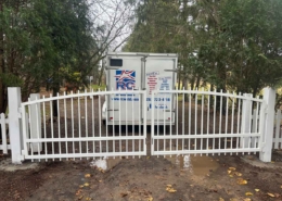 Jefferson driveway metal gate fabrication project