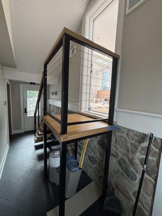 custom stainless steel cable railing project